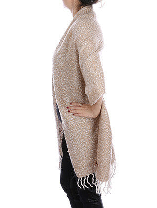 SCARF   FRINGE  JTF1022BEG - Scarvesnthangs
 - 3