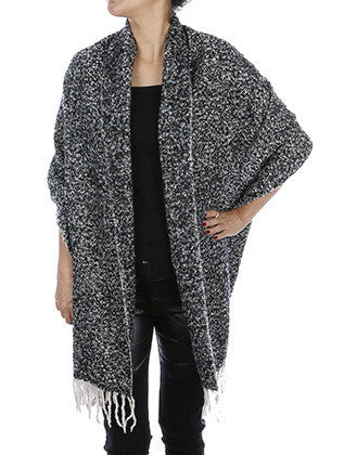 SCARF   FRINGE  JTF1022BLK