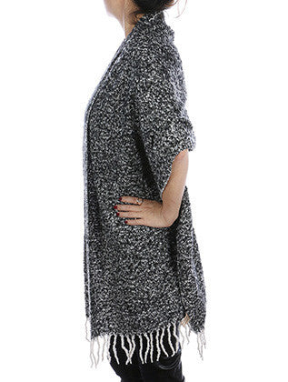 SCARF   FRINGE  JTF1022BLK - Scarvesnthangs
 - 3