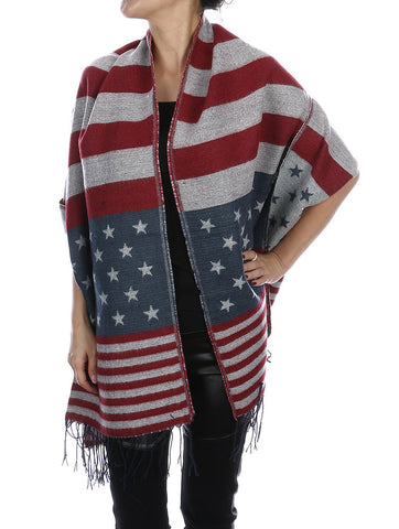 SCARF   STARS AND STRIPES  JTF1024MLT - Scarvesnthangs
 - 2