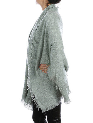 SCARF   KNITTED  JTF1029GRN - Scarvesnthangs
 - 3