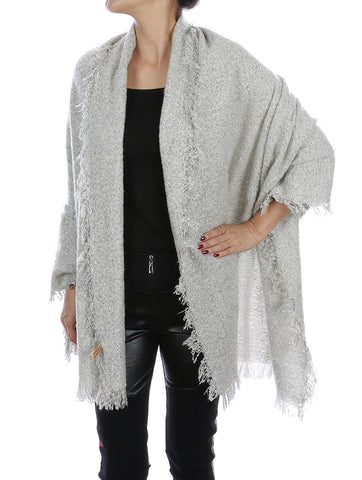 SCARF   KNITTED  JTF1029GRY - Scarvesnthangs
 - 2