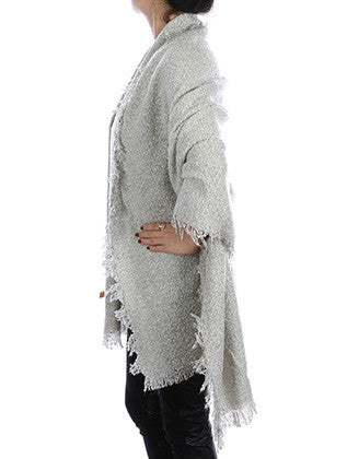 SCARF   KNITTED  JTF1029GRY - Scarvesnthangs
 - 3