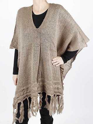 SCARF   KNITTED  JTF99074BRO