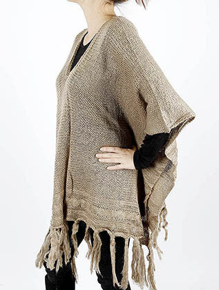 SCARF   KNITTED  JTF99074BRO - Scarvesnthangs
 - 3