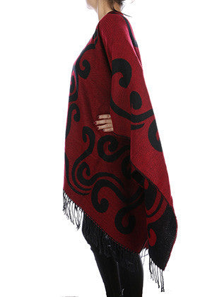 SCARF   SPIRAL PRINT  JTF991051RED - Scarvesnthangs
 - 3