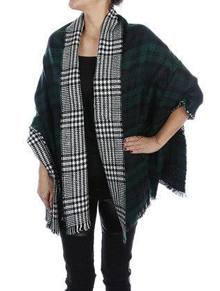 SCARF   KNITTED  JTF99128GRN - Scarvesnthangs
 - 1