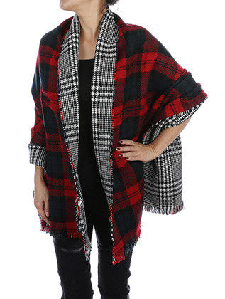 SCARF   KNITTED  JTF99128RED