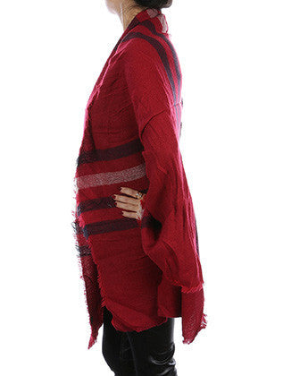 SCARF   KNITTED  JTF991301RED - Scarvesnthangs
 - 3
