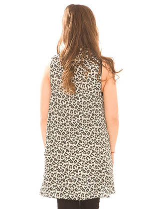 SCARF   LEOPARD PRINT  JTF99132GRY - Scarvesnthangs
 - 3