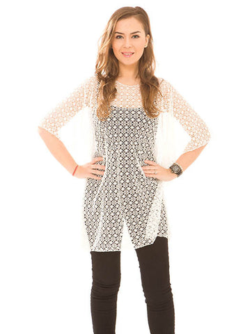SCARF   CROCHET  JTF99151WHT - Scarvesnthangs
 - 2