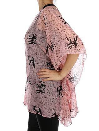 SCARF   SLEEVED  JTF99173PNK - Scarvesnthangs
 - 3