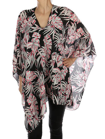 SCARF   HAWAIIAN WOMAN PRINT  JTF99192BLK - Scarvesnthangs
 - 2