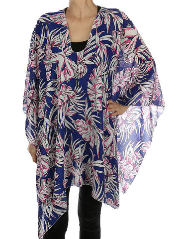 SCARF   HAWAIIAN WOMAN PRINT  JTF99192BLU - Scarvesnthangs
 - 2