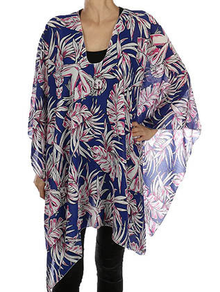 SCARF   HAWAIIAN WOMAN PRINT  JTF99192BLU