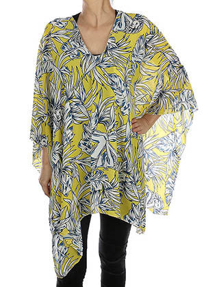 SCARF   HAWAIIAN WOMAN PRINT  JTF99192YEW - Scarvesnthangs
 - 1