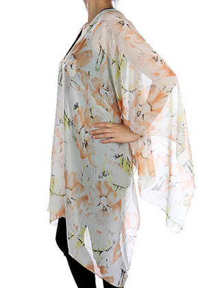 SCARF   FLORAL PRINT  JTF99193PCH - Scarvesnthangs
 - 3