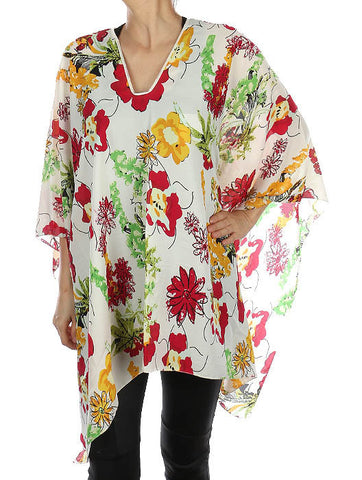 SCARF   FLORAL PRINT  JTF99196RED - Scarvesnthangs
 - 2