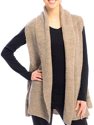 SCARF   KNITTED LAYERED  JTF99202BEG - Scarvesnthangs
 - 1