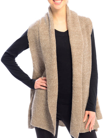 SCARF   KNITTED LAYERED  JTF99202BEG - Scarvesnthangs
 - 2
