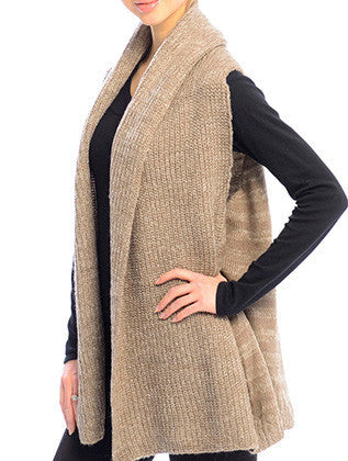 SCARF   KNITTED LAYERED  JTF99202BEG - Scarvesnthangs
 - 3