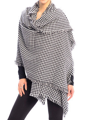 SCARF   KNITTED  JTF99206BLK - Scarvesnthangs
 - 3