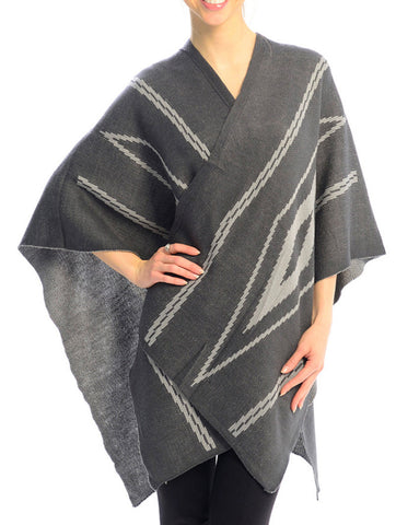 SCARF   CAPE STYLE  JTF99208GRY - Scarvesnthangs
 - 2