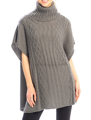SCARF   TURTLE NECK  JTF99210GRY - Scarvesnthangs
 - 1