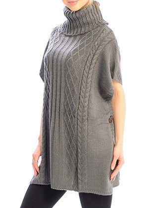 SCARF   TURTLE NECK  JTF99210GRY - Scarvesnthangs
 - 3
