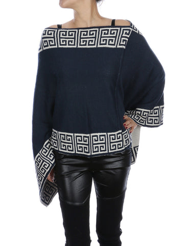 SCARF   V NECK  JTF99214NVY - Scarvesnthangs
 - 2