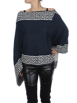 SCARF   V NECK  JTF99214NVY - Scarvesnthangs
 - 1