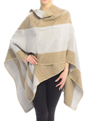 SCARF   CAPE STYLE  JTF99220BEG - Scarvesnthangs
 - 2