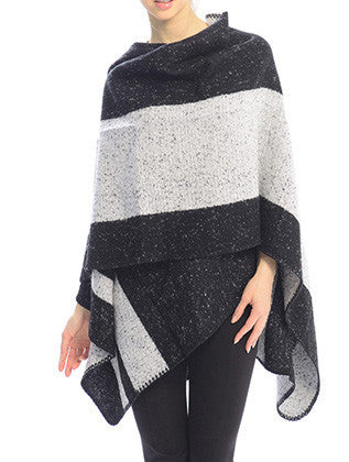 SCARF   CAPE STYLE  JTF99220BLK - Scarvesnthangs
 - 3