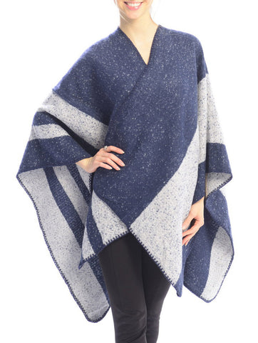 SCARF   CAPE STYLE  JTF99220NVY - Scarvesnthangs
 - 2