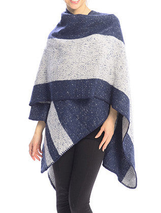SCARF   CAPE STYLE  JTF99220NVY - Scarvesnthangs
 - 3