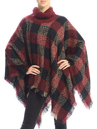 SCARF   TURTLENECK  JTF99232BUR - Scarvesnthangs
 - 1
