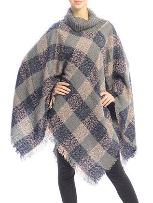 SCARF   TURTLENECK  JTF99232GRY - Scarvesnthangs
 - 1