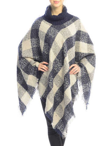 SCARF   TURTLENECK  JTF99232NVY - Scarvesnthangs
 - 2