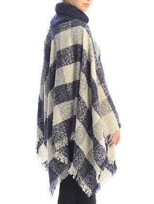 SCARF   TURTLENECK  JTF99232NVY - Scarvesnthangs
 - 3