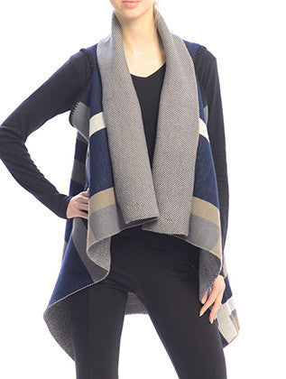 SCARF   ROUND LAYERED NECK  JTF99235NVY