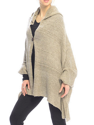 SCARF   HOODED  JTF99240BEG - Scarvesnthangs
 - 3