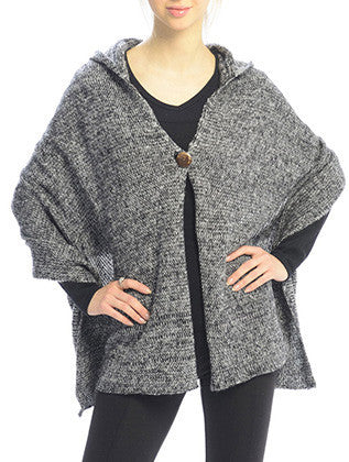 SCARF   HOODED  JTF99240BLK - Scarvesnthangs
 - 1