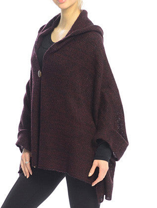 SCARF   HOODED  JTF99240BUR - Scarvesnthangs
 - 3