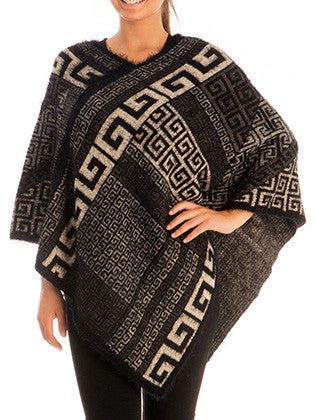 SCARF   SOFT FRINGE YARN  JTF99246BLK