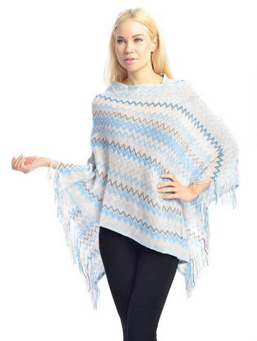 SCARF   CHEVRON  JTF9930BLU - Scarvesnthangs
 - 2