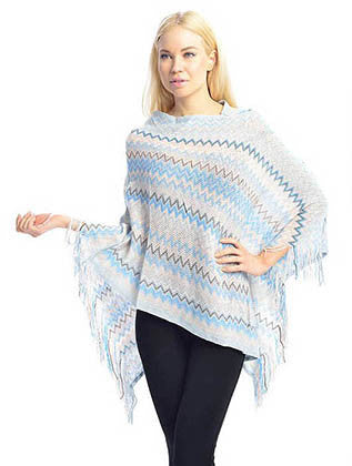SCARF   CHEVRON  JTF9930BLU
