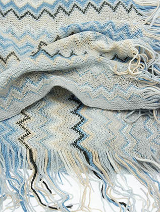 SCARF   CHEVRON  JTF9930BLU - Scarvesnthangs
 - 3