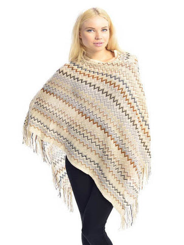 SCARF   CHEVRON  JTF9930BRO - Scarvesnthangs
 - 2