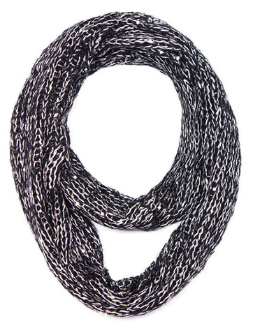 SCARF   KNITTED  JTF99493BLK - Scarvesnthangs
 - 2
