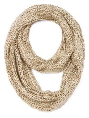 SCARF   KNITTED  JTF99493BRO - Scarvesnthangs
 - 2